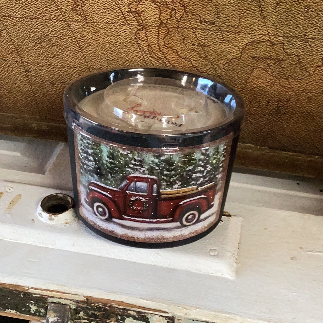 Jar Candle - Red Truck