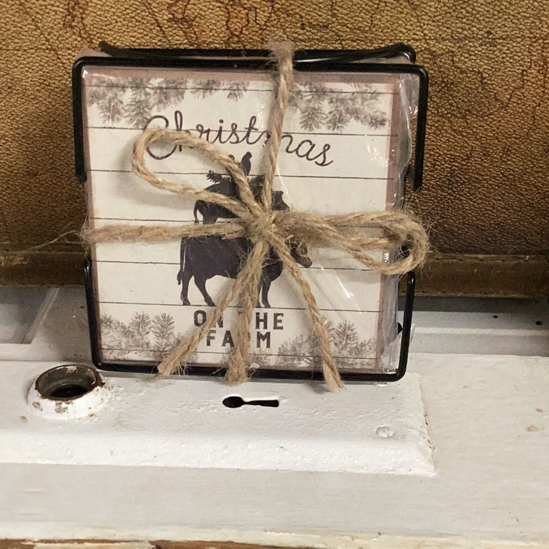Coaster Set - Farm House
