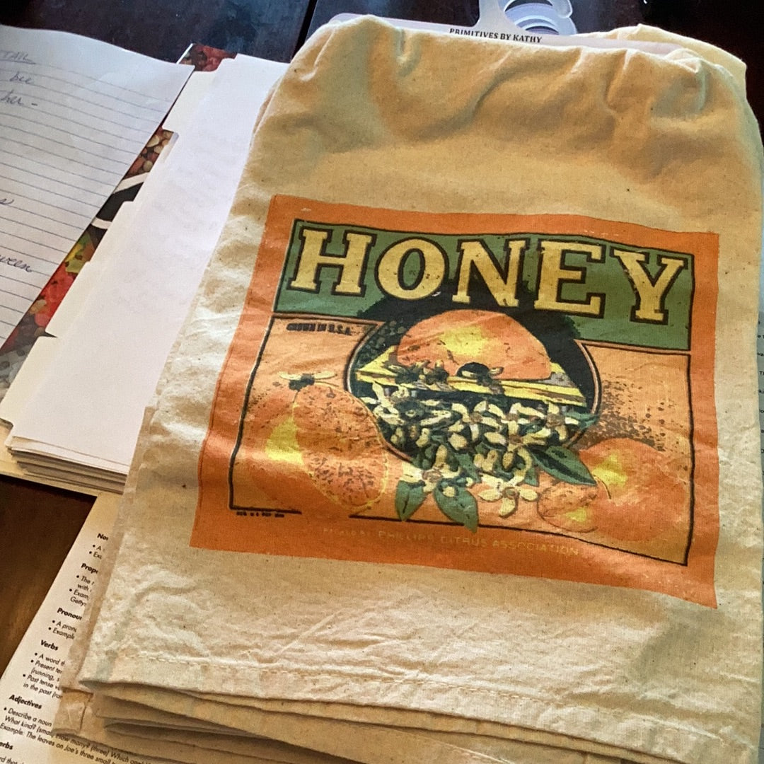 Kitchen towel honey bee